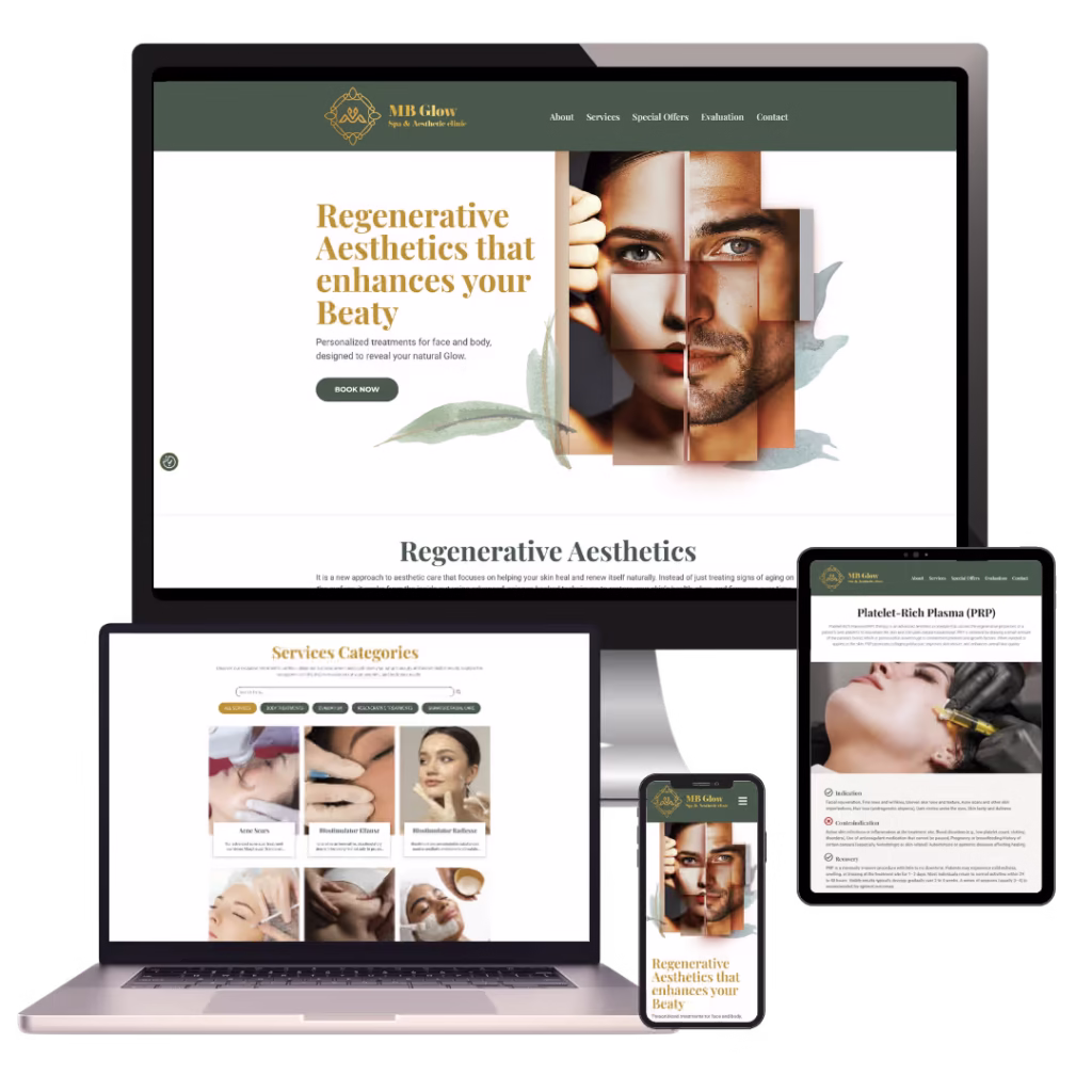 MBGlow Aesthetic Clinic - William Carvalho Dev